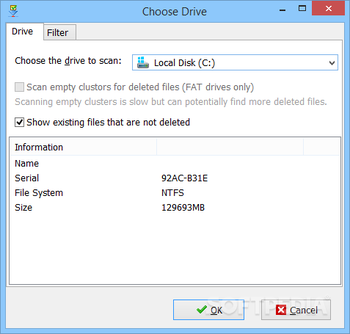 UndeleteOnClick screenshot 3