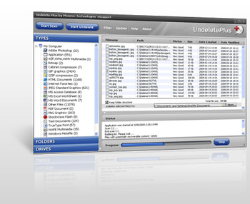 UndeletePlus screenshot