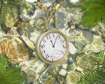 Underwater Clock - Animated Wallpaper screenshot