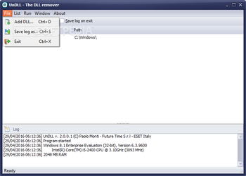 UnDLL screenshot 2