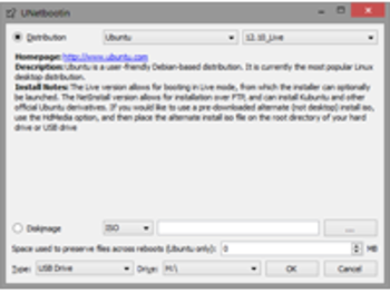 UNetbootin Portable screenshot