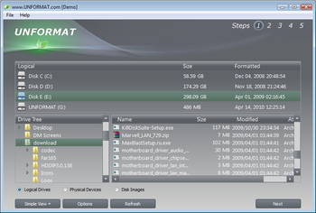 Unformat screenshot 3
