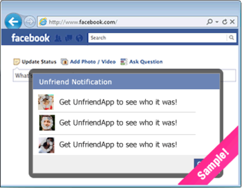 UnfriendApp screenshot