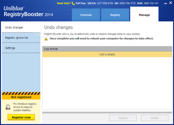 Uniblue Registry Booster screenshot 5