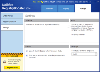 Uniblue Registry Booster screenshot 7