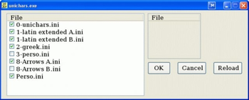 Unichars screenshot 2