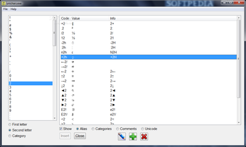 UniChars screenshot 2