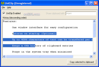 UniClip screenshot
