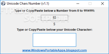Unicode Chars Number screenshot