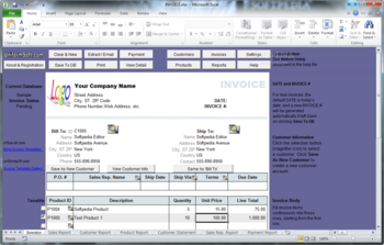 Uniform Invoice screenshot