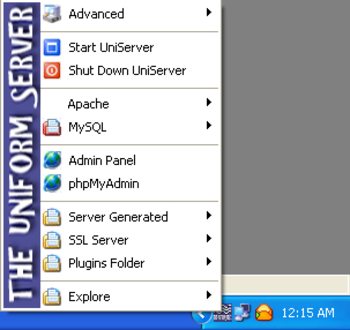 Uniform Server screenshot