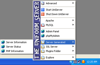 Uniform Server screenshot 2