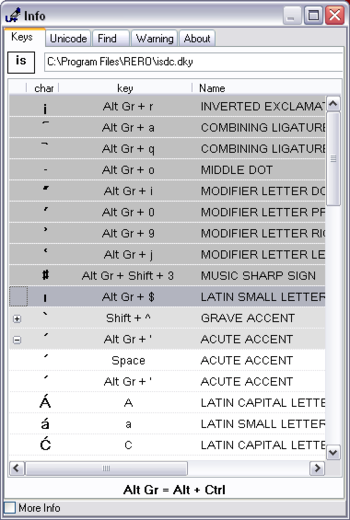 UniHex screenshot