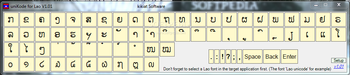 uniKode for Lao screenshot