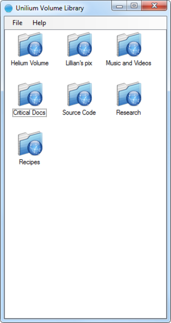 Unilium screenshot