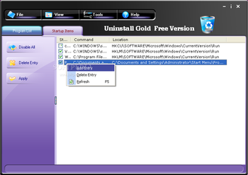 Uninstall Gold screenshot 2