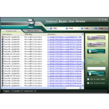 Uninstall Master Free Version screenshot