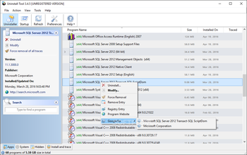 Uninstall Tool screenshot