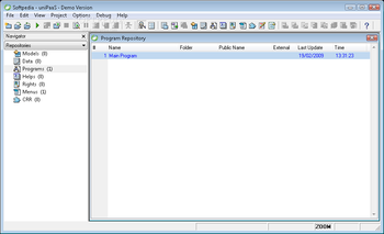 uniPaaS Discovery Edition screenshot