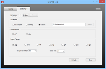 UniPDF screenshot 2