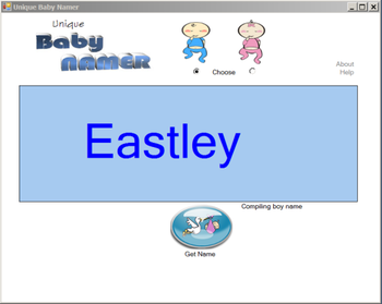 Unique Baby Namer screenshot