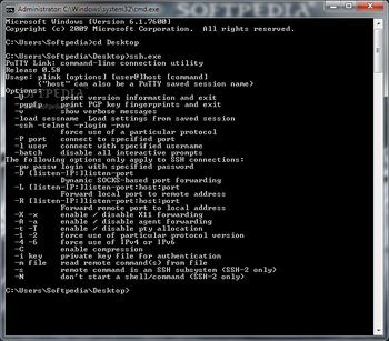 Unison-SSH screenshot