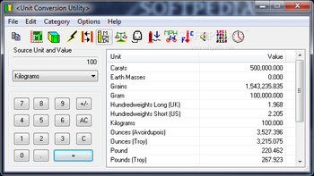 Unit Conversion Utility screenshot