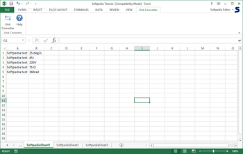 Unit Converter for Excel screenshot