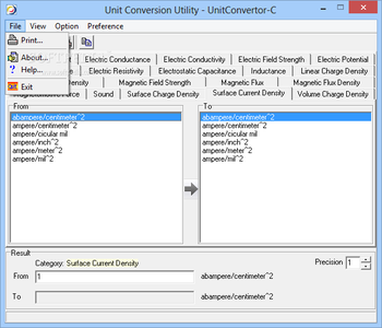 UnitConvertor-C screenshot 2