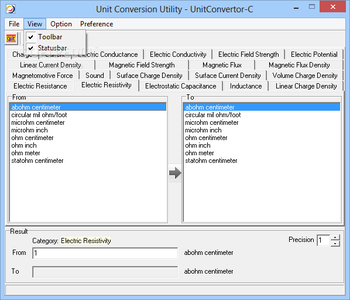 UnitConvertor-C screenshot 3
