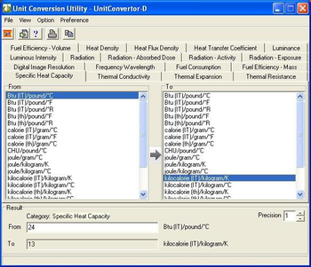 UnitConvertor-D screenshot