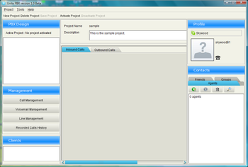Unite PBX screenshot