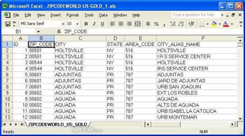 United States ZIP Code Database (Gold + Congressional District Edition) screenshot 3