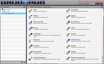 Unitrends Enterprise Backup for Hyper-V screenshot