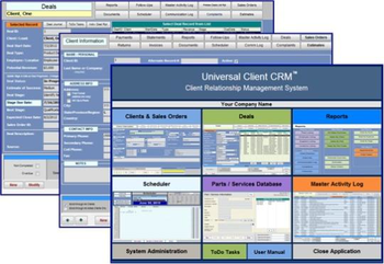 Universal Client CRM screenshot