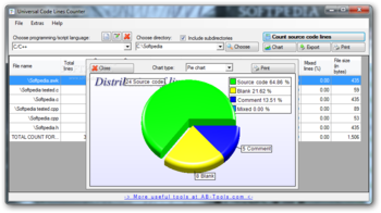 Universal Code Lines Counter screenshot