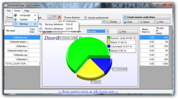 Universal Code Lines Counter screenshot 2