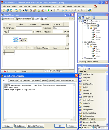 Universal Data Access Components screenshot