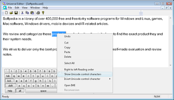 Universal Editor screenshot 2