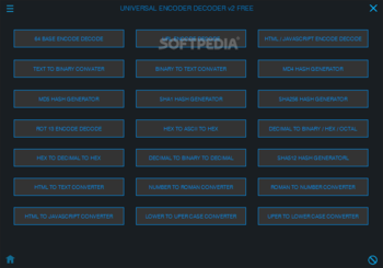 Universal Encoder Decoder screenshot