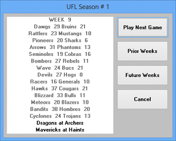 Universal Football League screenshot 2