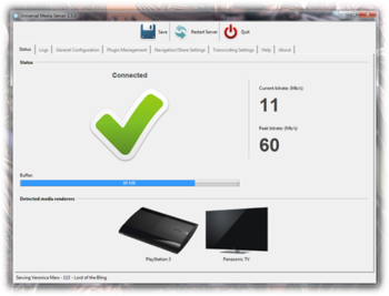 Universal Media Server screenshot