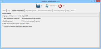 Universal Media Server screenshot 3