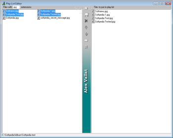 Universal Play List Editor screenshot