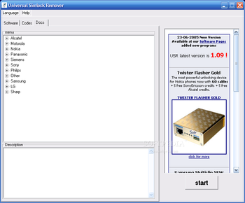 Universal Simlock Remover screenshot 3