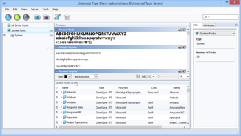 Universal Type Server screenshot 8