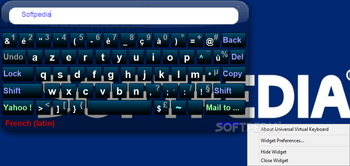 Universal Virtual Keyboard screenshot