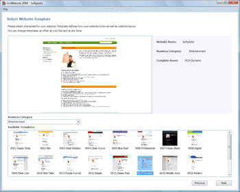 UniWebsite 2006 screenshot 2