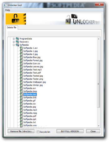 UnlockerTool screenshot