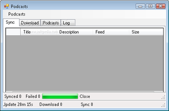 UnnamedPodcastDownloader screenshot